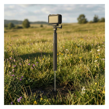 SmallRig 6319 - metalowy selfie stick do kamer sportowych - przykład użycia